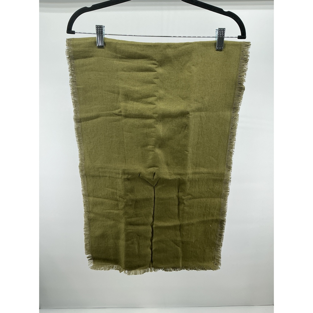 European Linen Fringe Table Runner